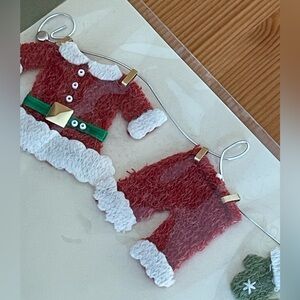 Christmas Miniature Clothesline Garland